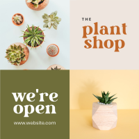 Plant Shop Opening Instagram post Image Preview