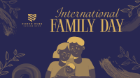 Floral Family Day Facebook event cover Image Preview
