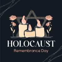 Holocaust Memorial Instagram Post Design