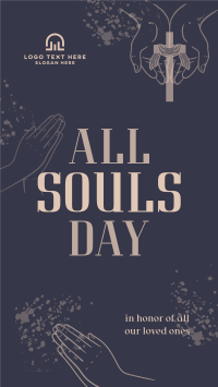 Prayer for Souls' Day Facebook story Image Preview