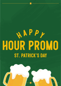 St. Patrick's Day  Happy Hour Flyer Image Preview
