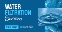 Water Filtration Service Facebook Ad Design