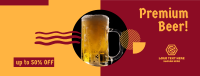 Premium Beer Discount Facebook cover Image Preview