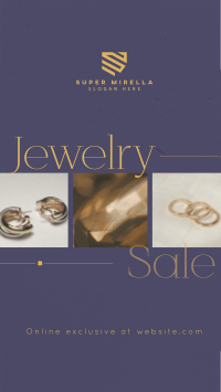 Luxurious Jewelry Sale Instagram Story Design