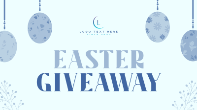 Minimalist Easter Egg Facebook event cover Image Preview