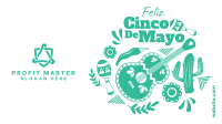 Feliz Cinco De Mayo Zoom background Image Preview