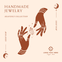Heavenly Jewelry Instagram Post Design