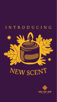 New Candle Scent Facebook story Image Preview