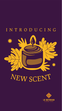 New Candle Scent Facebook Story Design