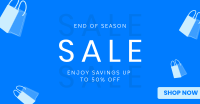 Minimalist End of Season Sale Facebook ad Image Preview