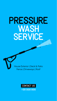 Power Washing Service Instagram story Image Preview