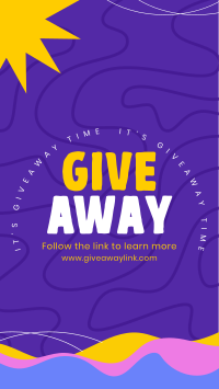 Liquid Abstract Giveaway Facebook story Image Preview