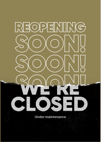 Reopening Soon Flyer Image Preview