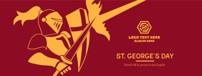 St. George's Battle Knight Facebook cover Image Preview