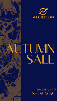 Fall Leaves Sale Facebook story Image Preview