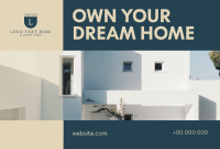 Dream Home Pinterest Cover Design