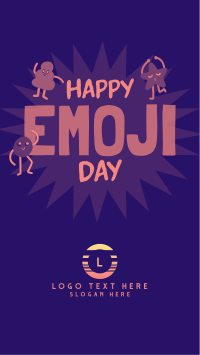 Happy Emoji Day Video Image Preview