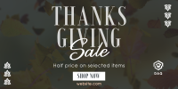 Thanksgiving Leaves Sale Twitter Post Image Preview