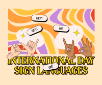 Sign Languages Day Celebration Facebook post Image Preview