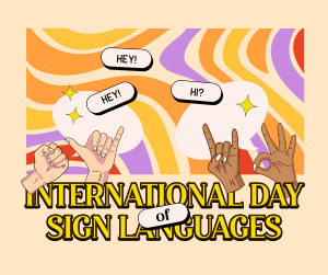 Sign Languages Day Celebration Facebook post Image Preview