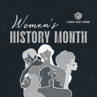 Women's History Month March Instagram Post Design