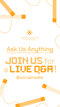 Generic Live Q&A TikTok Video Image Preview