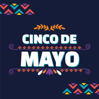 Cinco De Mayo Triangles Linkedin Post Preview