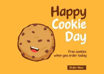 Happy Cookie Postcard Image Preview