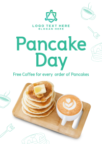 Pancake & Coffee Poster Design
