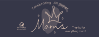 Super Moms Greeting Facebook Cover Design