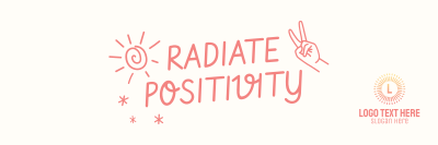 Radiate Positivity Twitter header (cover)