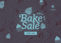Sweet Bake Sale Postcard Image Preview