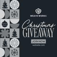 Christmas Season Giveaway Linkedin Post Design