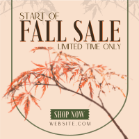 Fall Season Sale Instagram Post Design