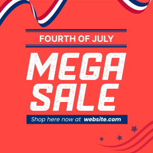 4th of July Sale Instagram post Image Preview