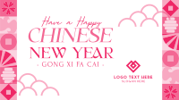 Chinese New Year Tiles Facebook Event Cover Design
