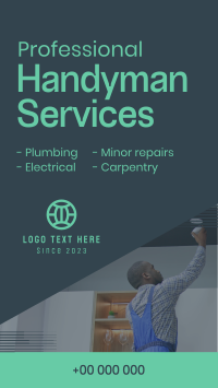 Modern Handyman Service YouTube Short Preview