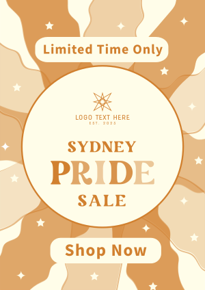 Vibrant Sydney Pride Sale Flyer Image Preview