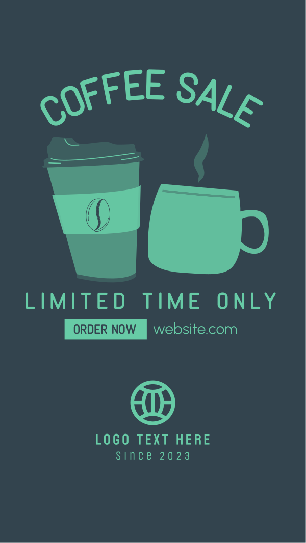 Coffee Sale Instagram Story Design Image Preview