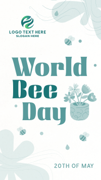 Happy Bee Day Instagram reel Image Preview