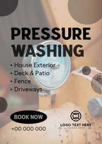 Pressure Wash Service Flyer Image Preview