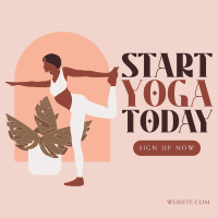 Plants & Yoga Linkedin Post Image Preview