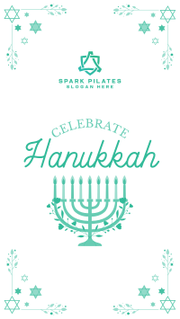 Hannukah Celebration Facebook story Image Preview