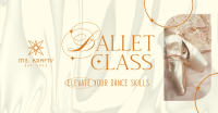 Elegant Ballet Class Facebook Ad Image Preview