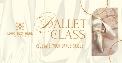 Elegant Ballet Class Facebook ad Image Preview