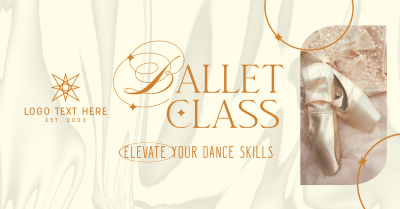 Elegant Ballet Class Facebook Ad Image Preview