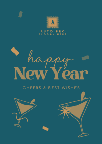 Cheers to the New Year Poster Image Preview