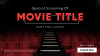 Movie Screening Facebook Event Cover Design