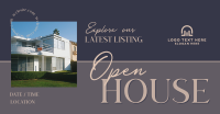 Open House Real Estate Facebook ad Image Preview