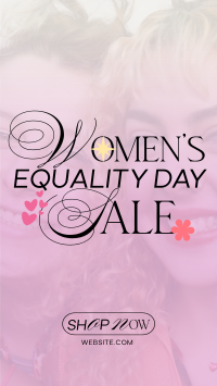 Minimalist Women's Equality Sale YouTube short Image Preview